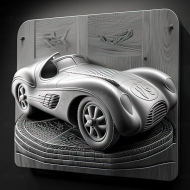 3D модель Mercedes Benz 300 SLR (STL)